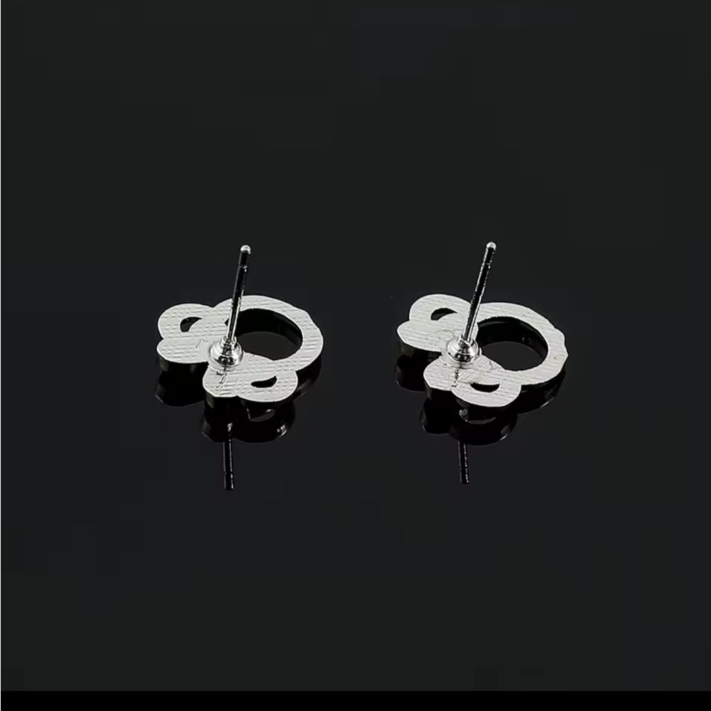 Love Inspired Stud Earrings – Rose Gold & Silver - Picture 2 of 3